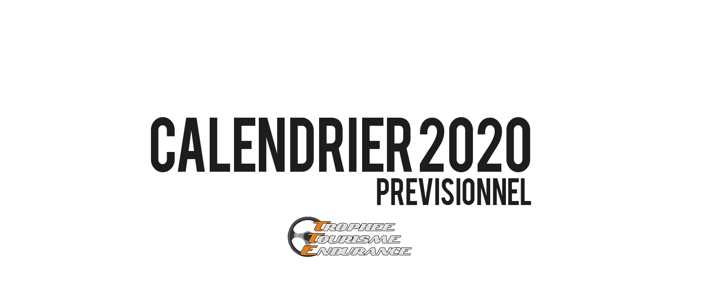 Calendrier prov TTE calendrier 2020