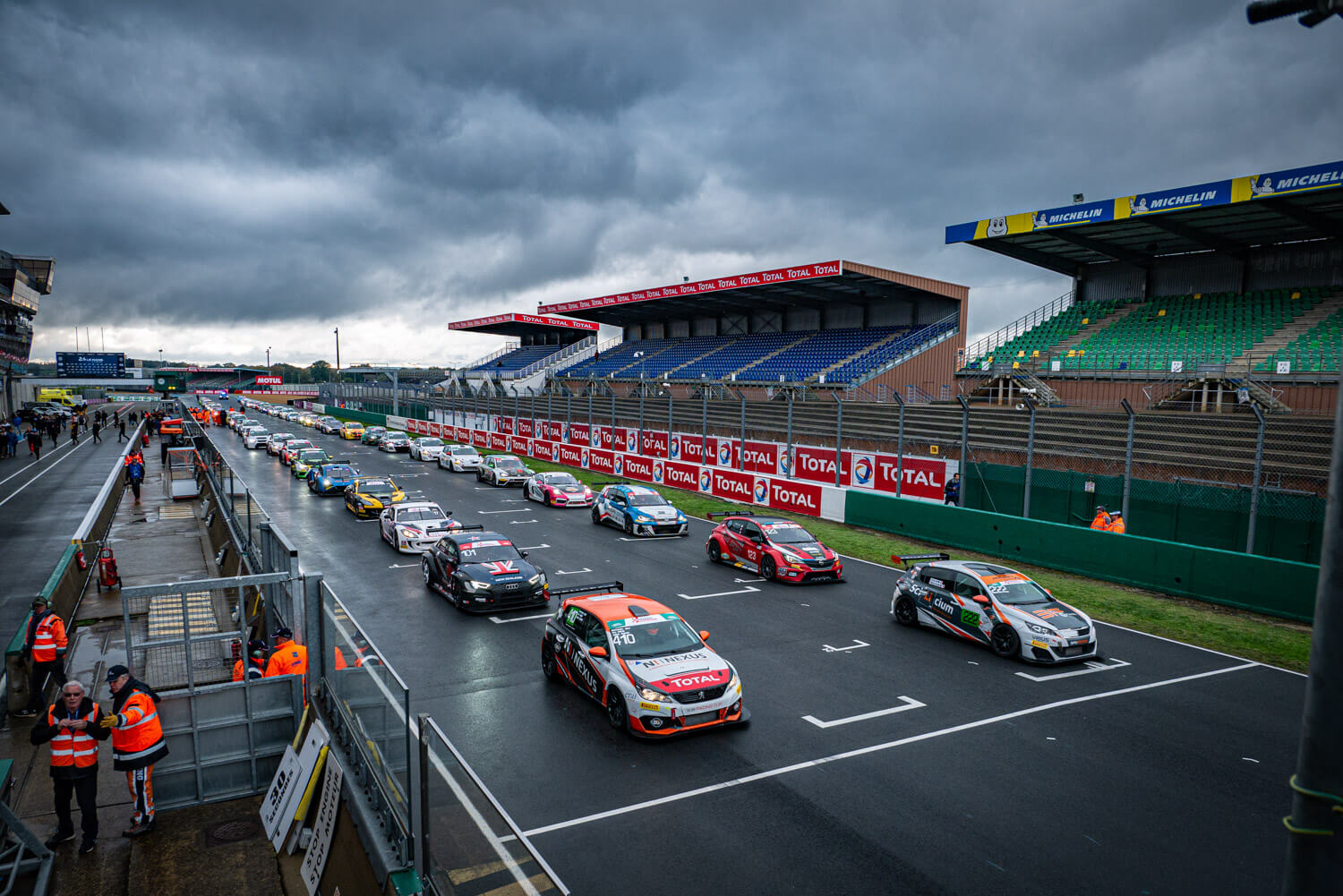 tte_lemans_2019-4 grille de départ du Trophée Berline TTE Le Mans 2019
