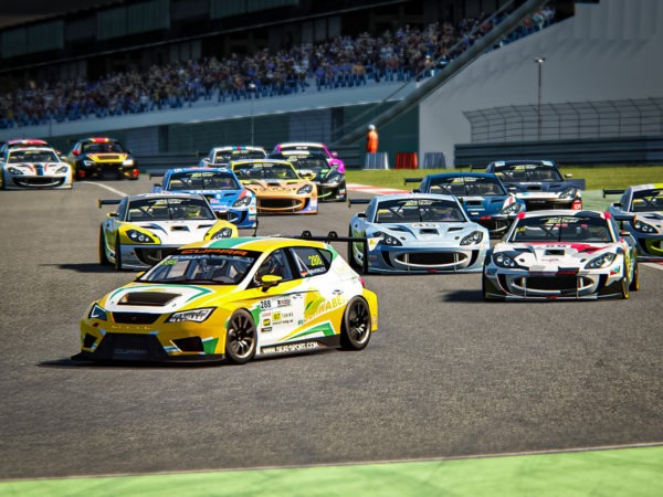 départ d'une course virtuelle