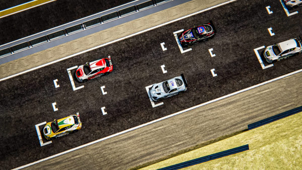 grille de départ de la course virtuelle du TTE