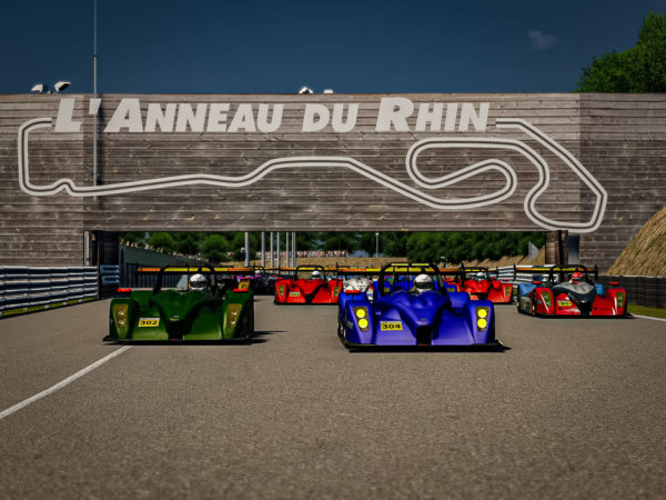 Départ du e-TTE à l'Anneau du Rhin