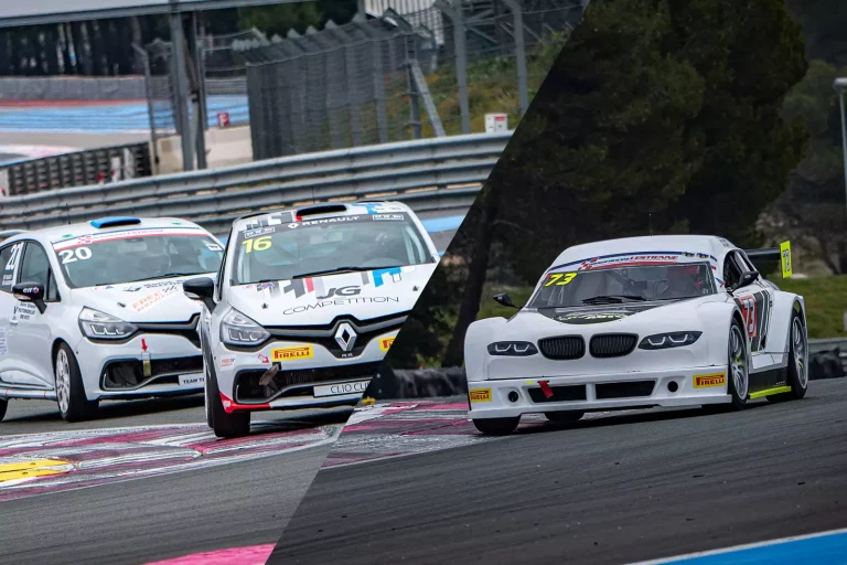 Visuel CP Clio 4 & Mitjet 2L Clio 4 & Mitjet 2L au Paul Ricard pour le TTE