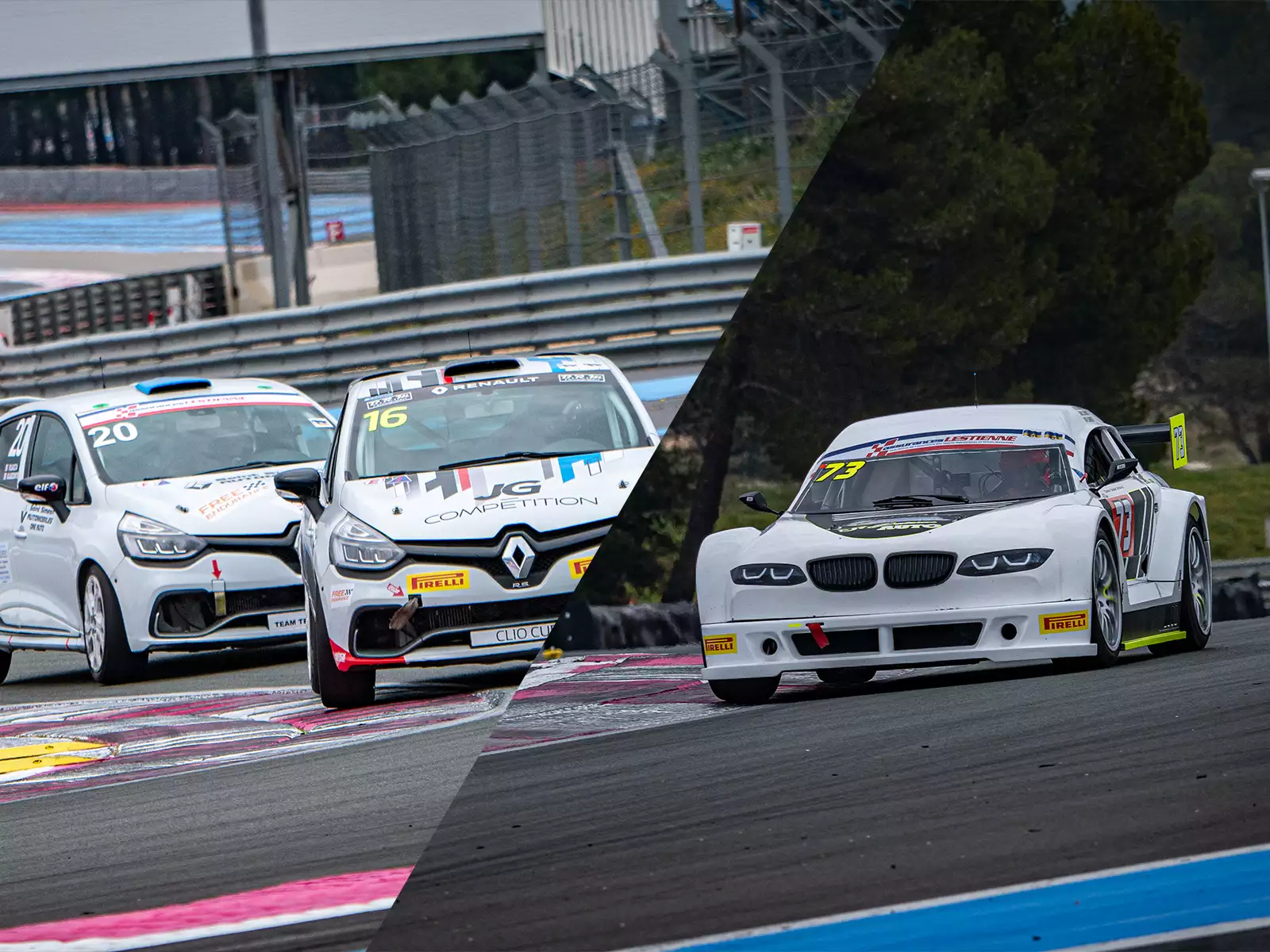 Visuel CP Clio 4 & Mitjet 2L Clio 4 & Mitjet 2L au Paul Ricard pour le TTE