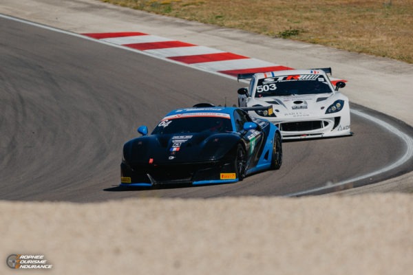 Ligier JS2 R Extrême Limite et Ginetta G55 STR sur le circuit Dijon Prenois